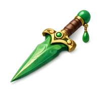 Jade Dagger 3D icon