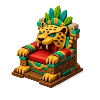 Jaguar Throne 3D icon