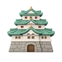 Japanese Castle 3D icon