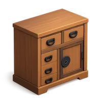 Japanese Tansu 3D icon