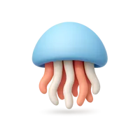Jellyfish 3D icon