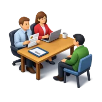 Job Interview 3D icon