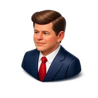 John F. Kennedy 3D icon