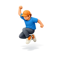 Jump 3D icon