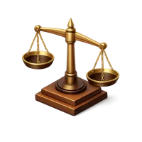 Justice Scales 3D icon