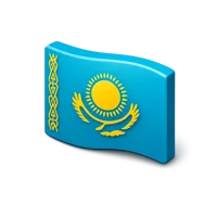Kazakhstan Flag 3D icon