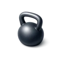 Kettlebell 3D icon