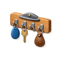 Key Hook 3D icon