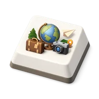 Keyboard Keycaps 3D icon
