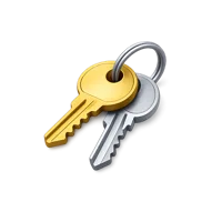 Keys 3D icon