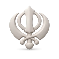 Khanda Symbol 3D icon