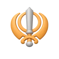 Khanda 3D icon
