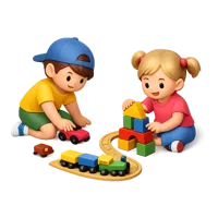Kids Playing 3D icon