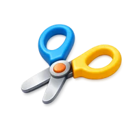 Kids Scissors 3D icon