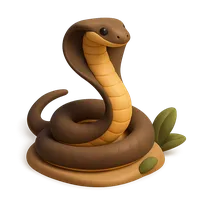 King Cobra Snake 3D icon