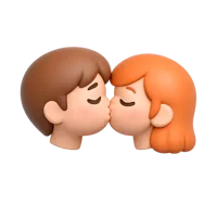Kiss Couple 3D icon