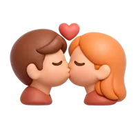Kissing Couple 3D icon