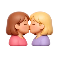 Kissing Women 3D icon
