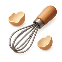 Kitchen Whisk 3D icon