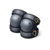 Blue Knee Pads 3D icon