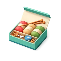 Knitting Kit 3D icon