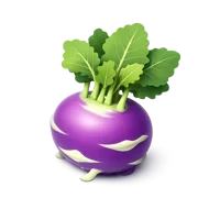 Kohlrabi 3D icon