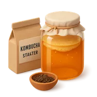 Kombucha Starter Pack 3D icon
