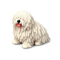 Komondor Dog 3D icon