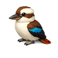 Kookaburra 3D icon