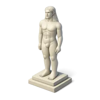 Kouros Statue 3D icon