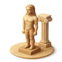 Kouros 3D icon