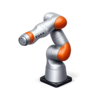 Orange Kuka LBR iiwa 3D icon