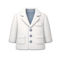 Lab Coat 3D icon