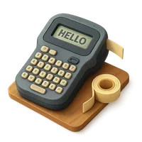Label Maker 3D icon