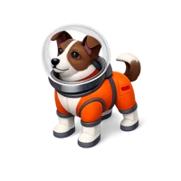Laika 3D icon