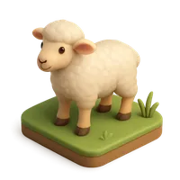 Lamb 3D icon