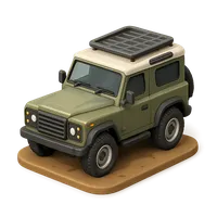 Land Rover Defender 3D icon
