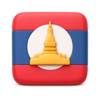 Laos 3D icon