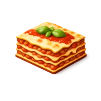 Red Lasagna 3D icon