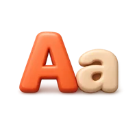 Latin Letters 3D icon