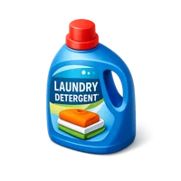 Blue Laundry Detergent 3D icon