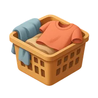 Laundry Basket 3D icon