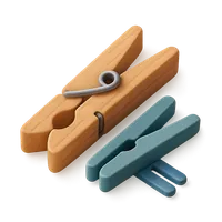 Laundry Peg 3D icon