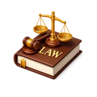 Law 3D icon