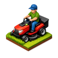 Lawn Mowing 3D icon