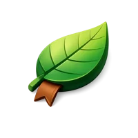 Leaf Bookmark 3D icon