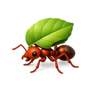 Leafcutter Ant 3D icon