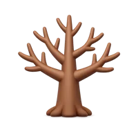 Leafless Tree 3D icon