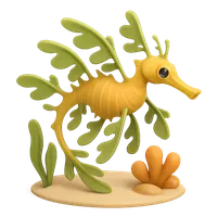 Leafy Seadragon 3D icon