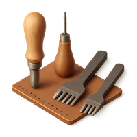 Leathercraft Tool Set 3D icon
